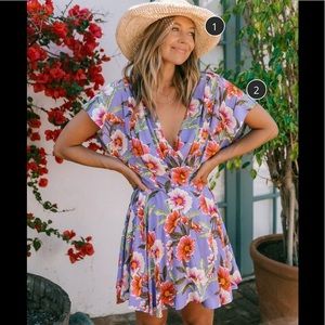 L*SPACE Sunshine Feels Wrap Dress